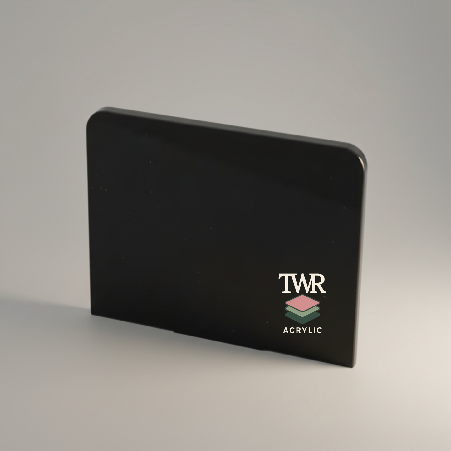 Black Dual-Sided Gloss / Matte Cast Acrylic Sheet (3mm)