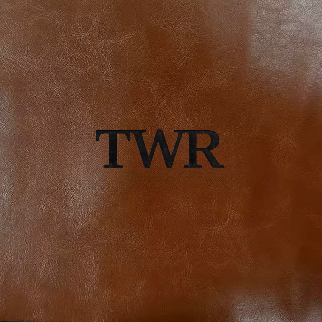 Vintage Brown/Black Laserable Leatherette Sheet 0.8 mm thickness