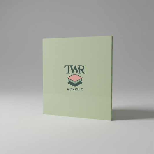 Willow's Green Dual-Sided Gloss / Matte Cast Acrylic Sheet (3mm)