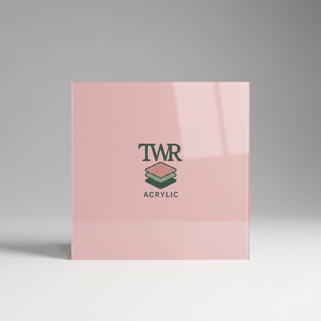 Plaster Pink Dual-Sided Gloss / Matte Cast Acrylic Sheet (3mm)