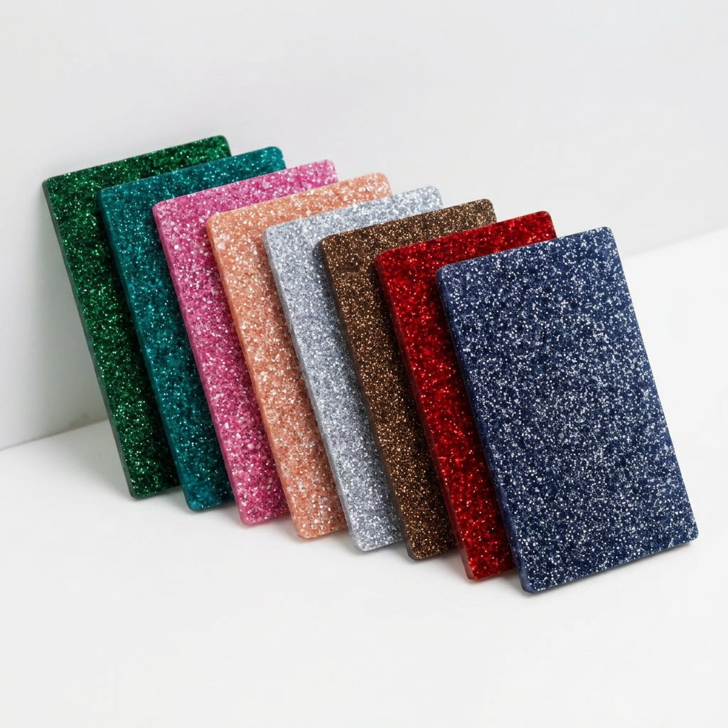 Glitter Acrylic Sheets 3mm