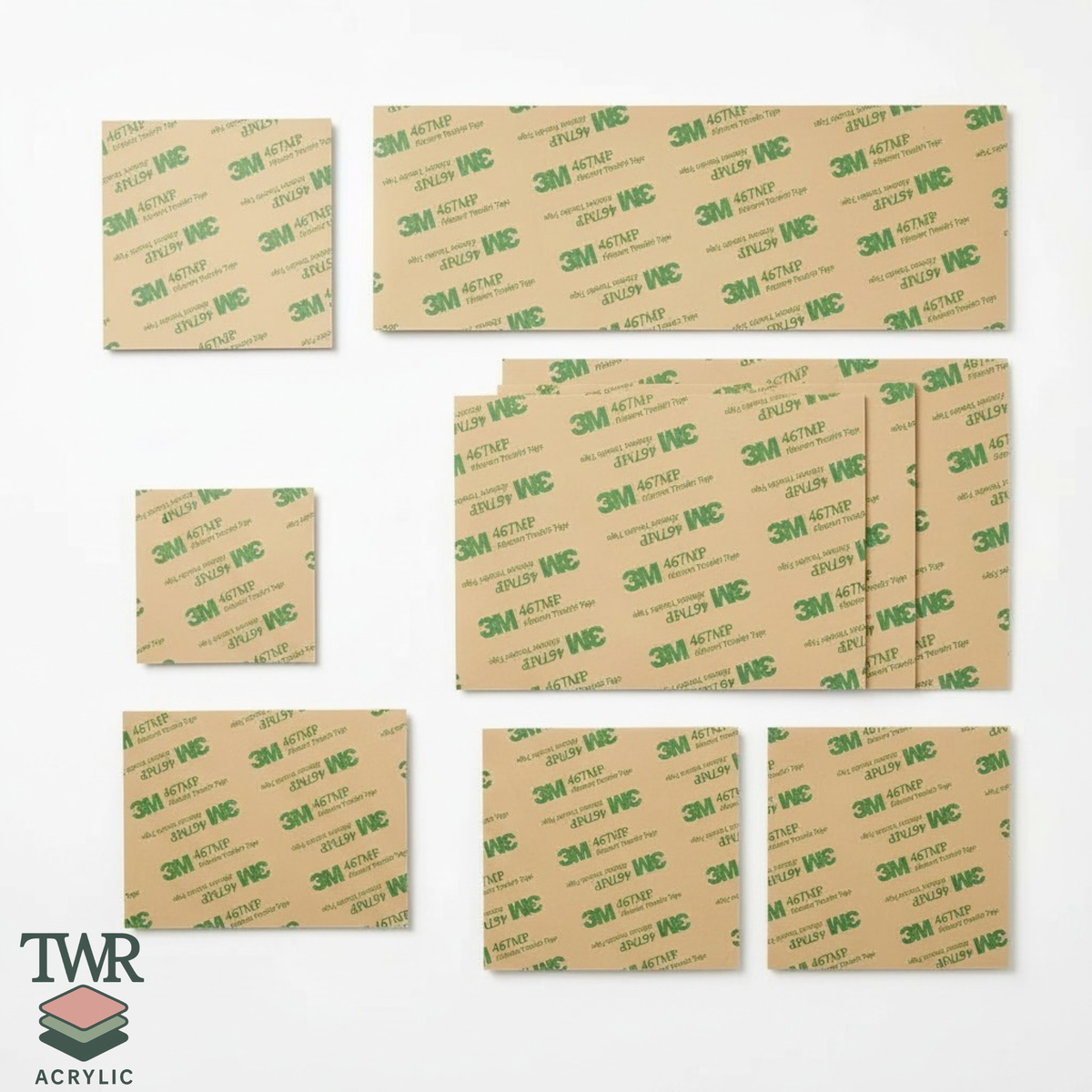 3M™ 467MP Acrylic Double-Sided Adhesive Transfer Tape Sheets