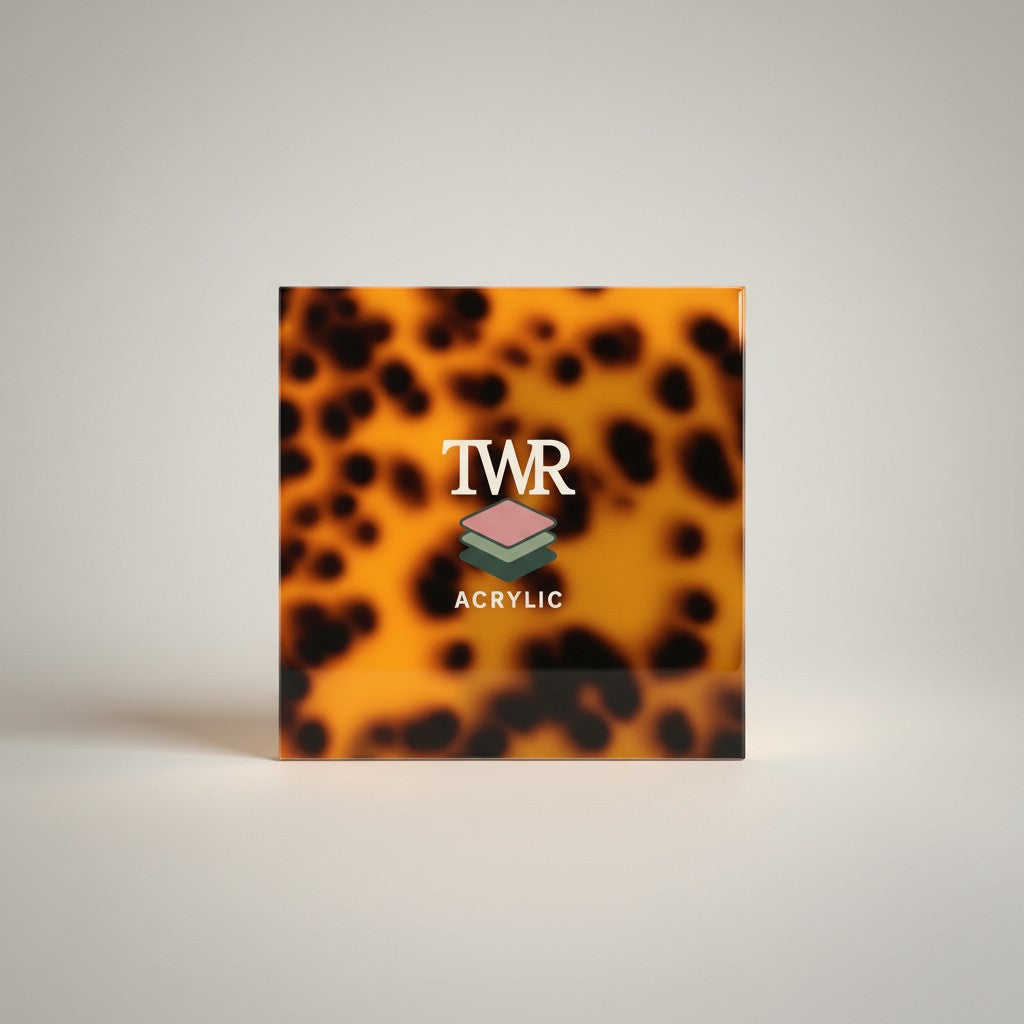 Antique Tortoiseshell Gloss Acrylic Sheet (3mm)