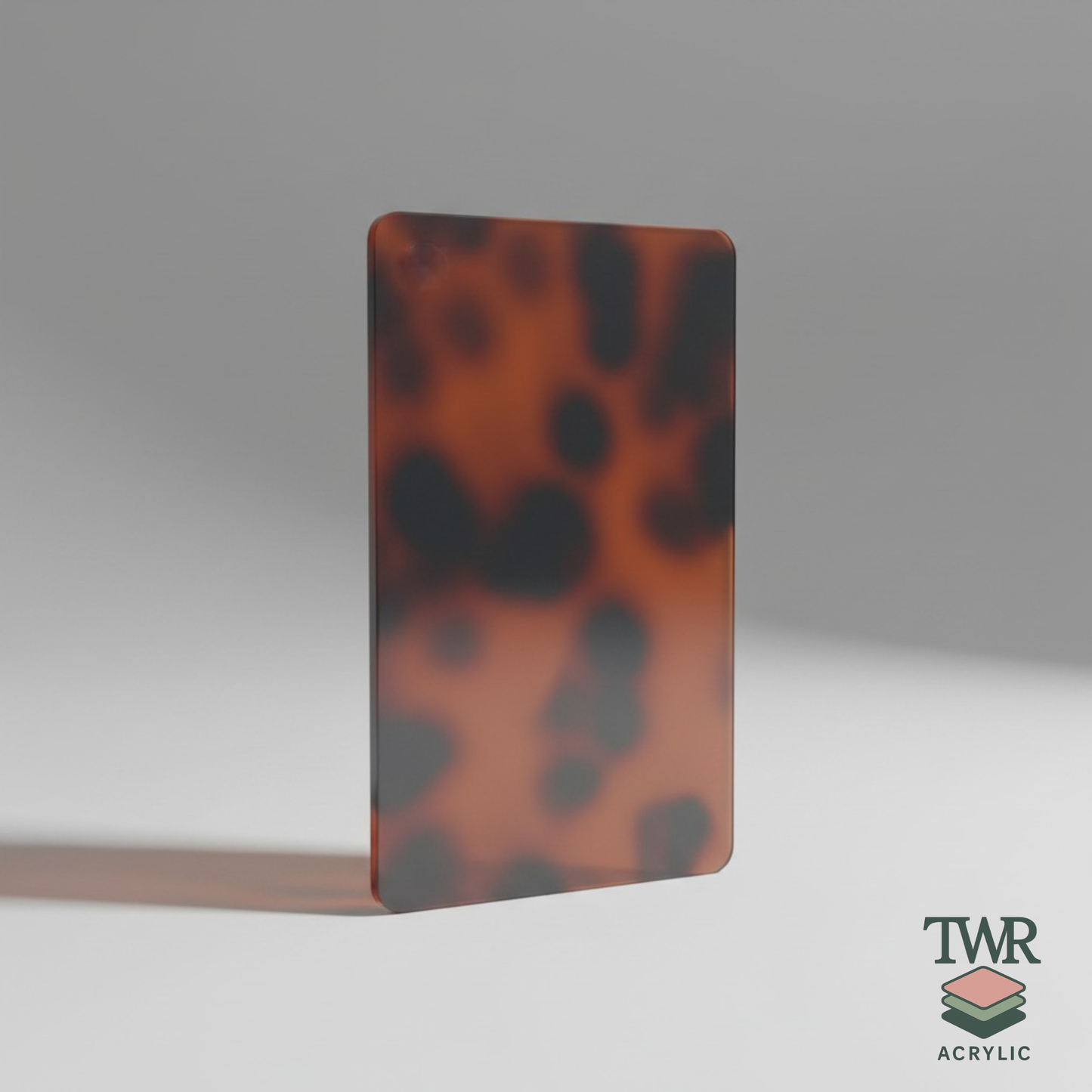 Burnt Orange Tortoiseshell Gloss Acrylic Sheet (3mm)