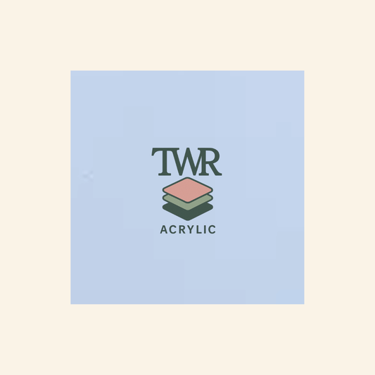 Baby Blue Dual-Sided Gloss / Matte Cast Acrylic Sheet (3mm)