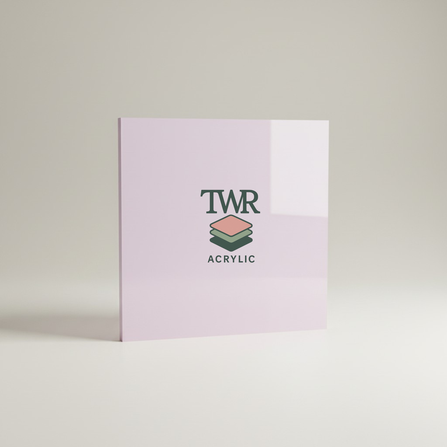 Baby Pink Dual-Sided Gloss / Matte Cast Acrylic Sheet (3mm)