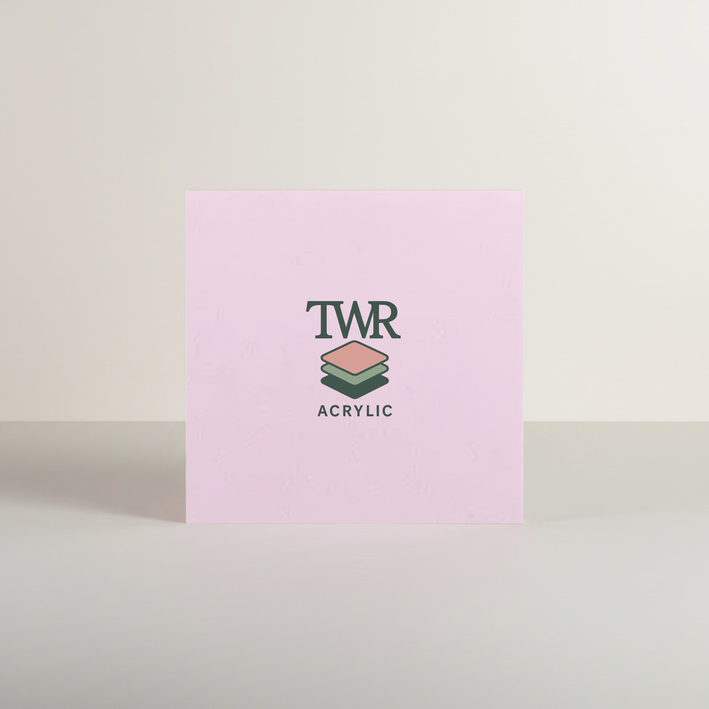 Baby Pink Dual-Sided Gloss / Matte Cast Acrylic Sheet (3mm)