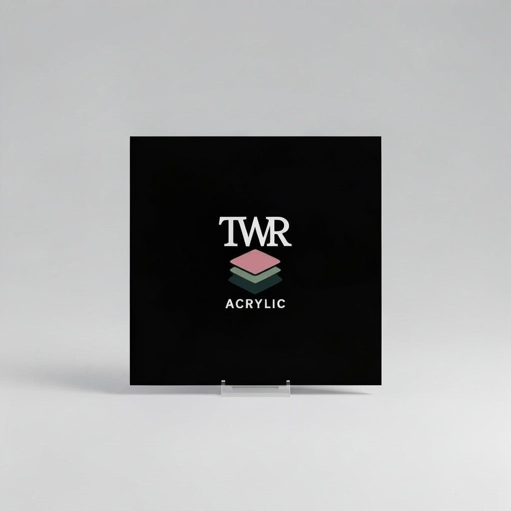 Black Matte Cast Acrylic Sheet (3mm)