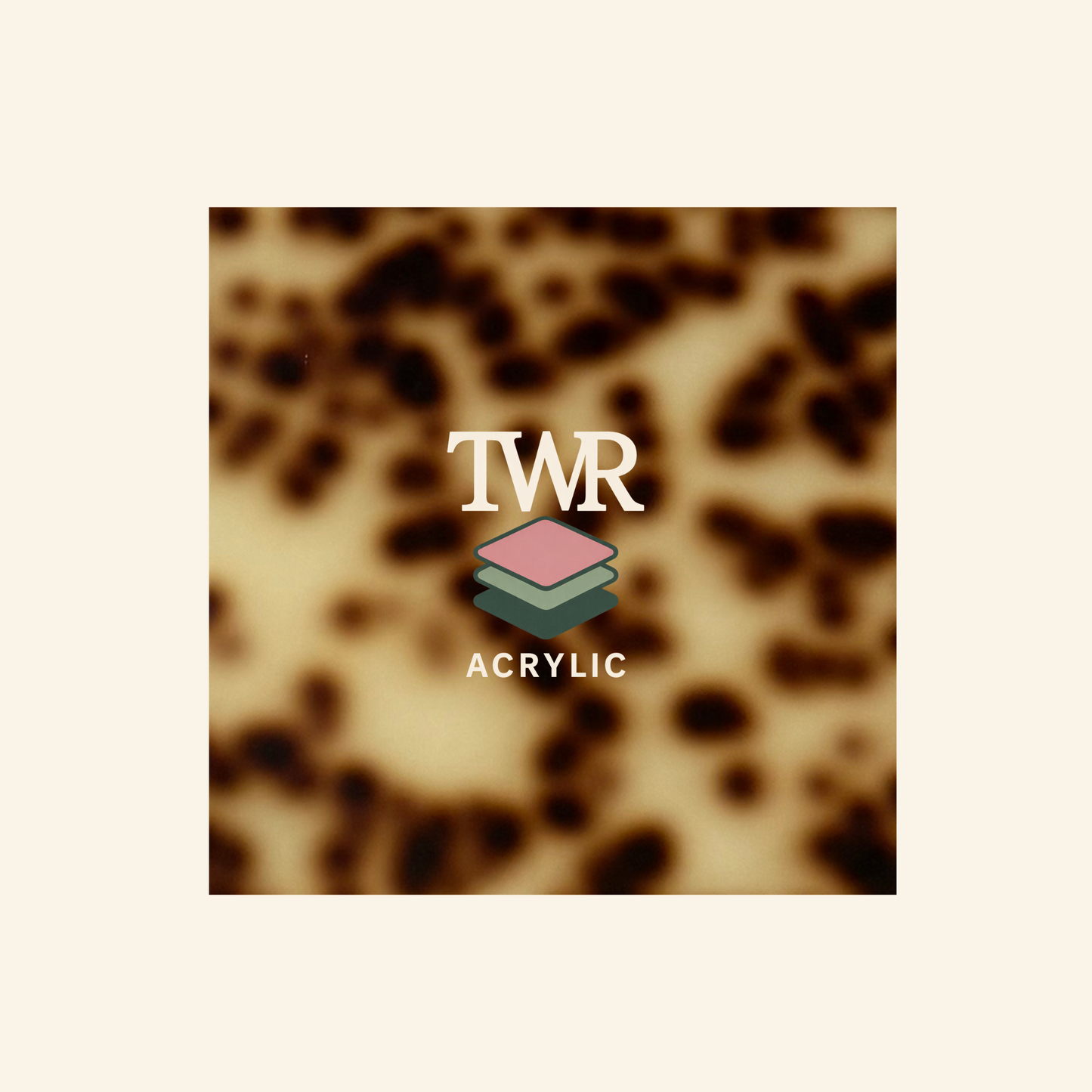 Blonde Tortoiseshell Gloss Acrylic Sheet (3mm)