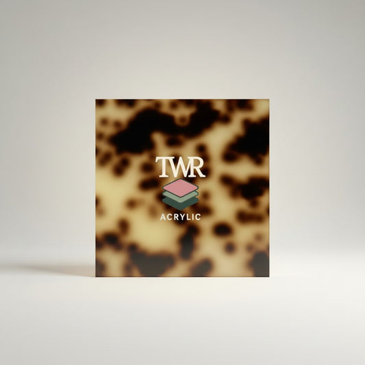 Blonde Tortoiseshell Gloss Acrylic Sheet (3mm)