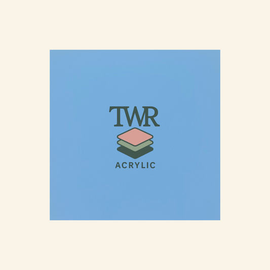 Blue Lagoon Translucent Cast Acrylic Sheets (3mm) – Dual Sided Matte/Gloss Frosted Finish