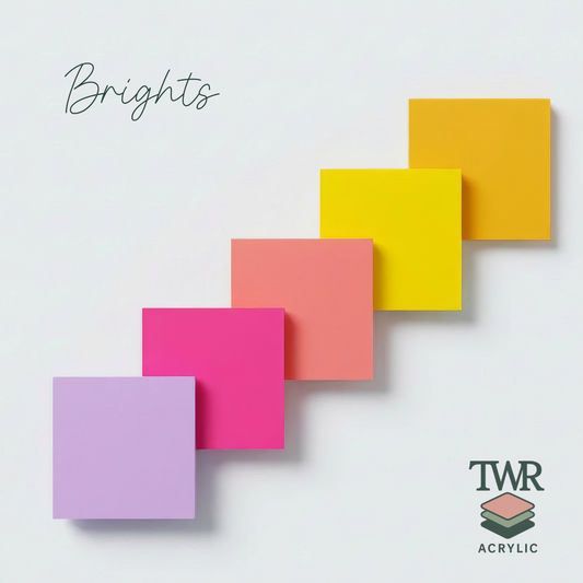 Brights Acrylic Sample Pack- Dual Sided Matte/Gloss (3mm)
