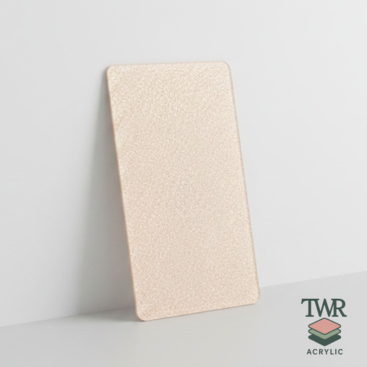 Champagne Shimmer Cast Acrylic Sheets (3mm) – Gloss Finish
