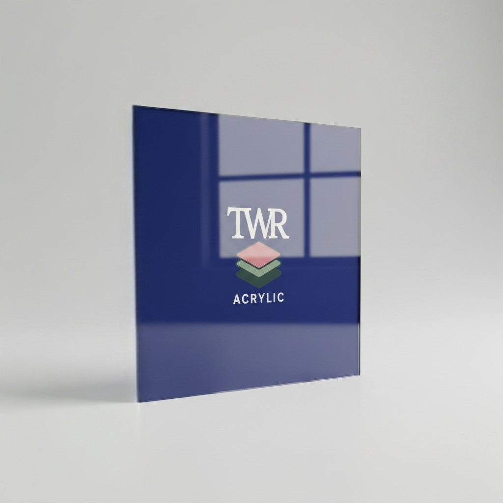 Dockyard Blue Cast Acrylic Sheets (2.5mm) – Gloss Finish