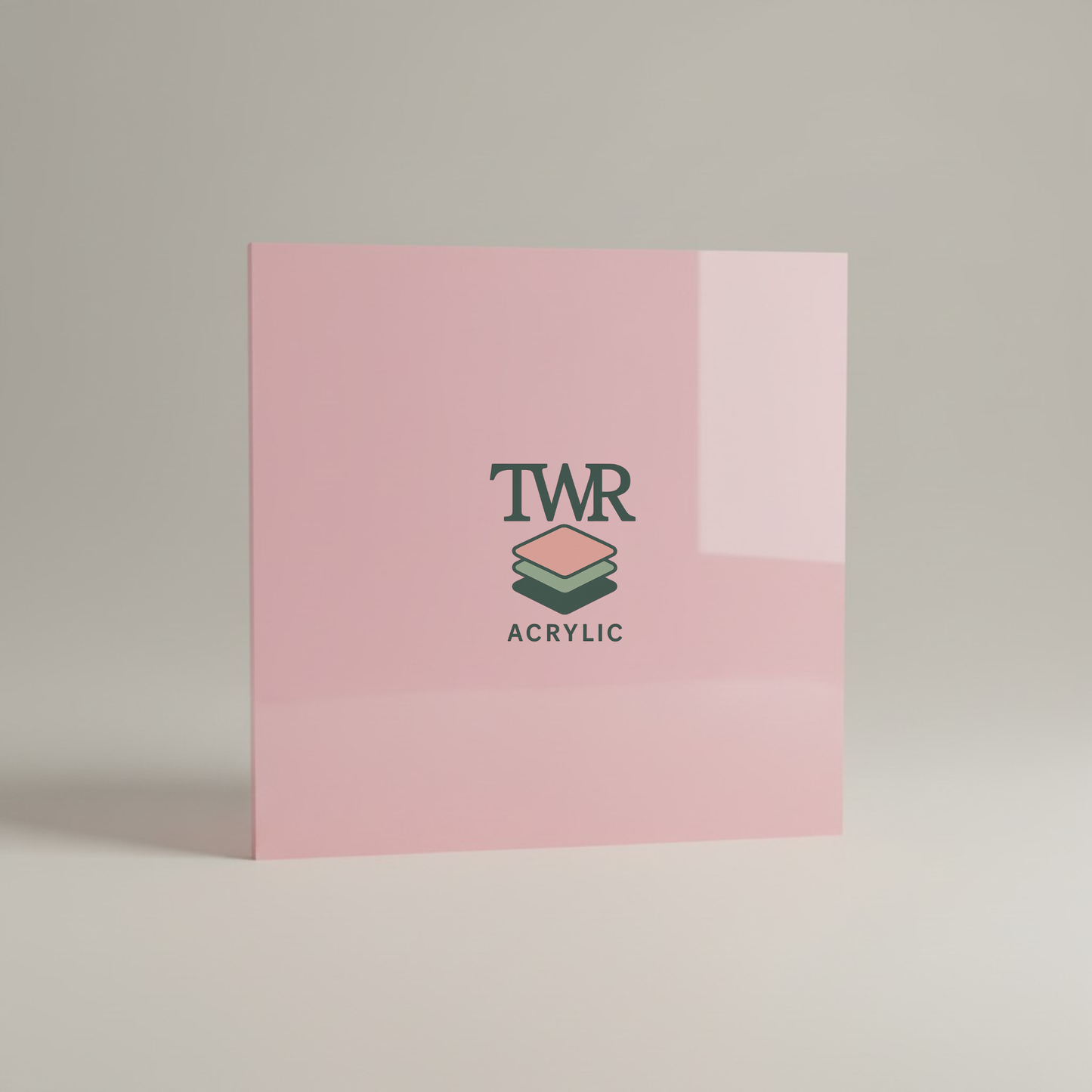 Dusky Pink Dual-Sided Gloss / Matte Cast Acrylic Sheet (3mm)