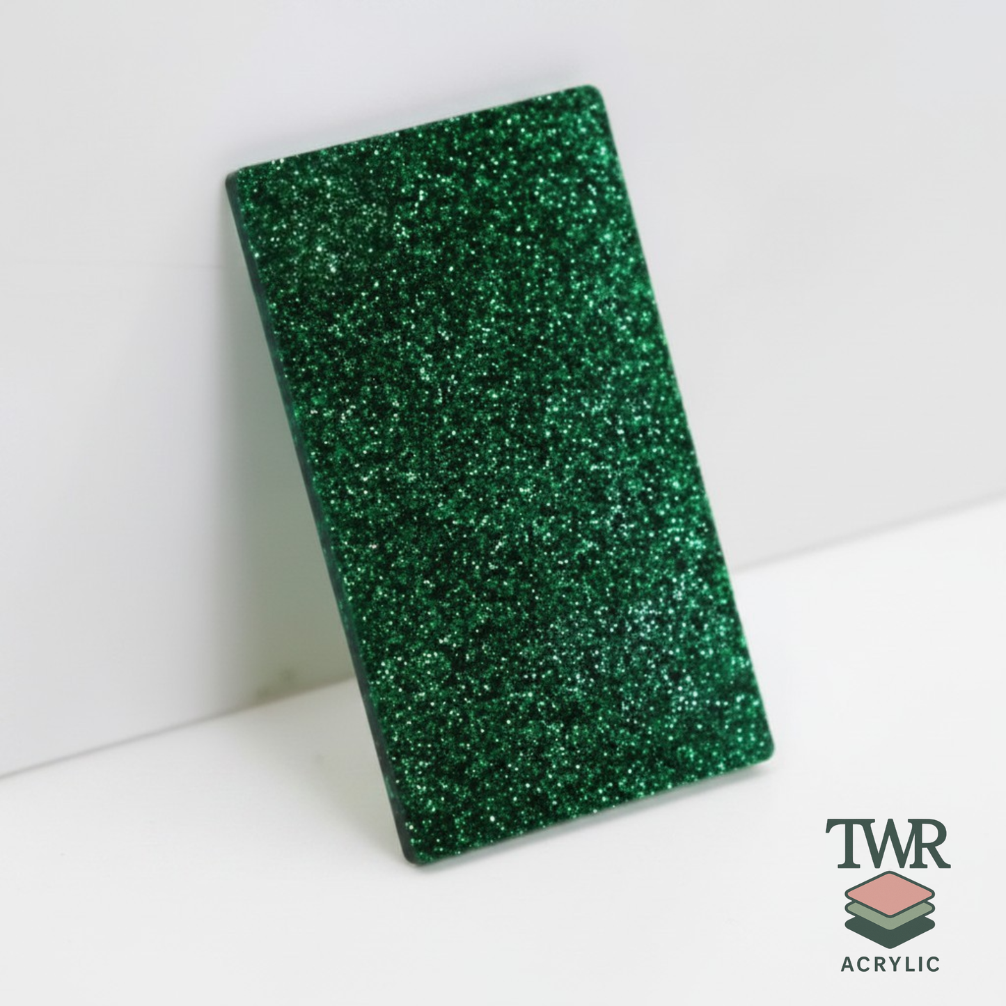 Emerald Glitter Acrylic Sheet (3mm)
