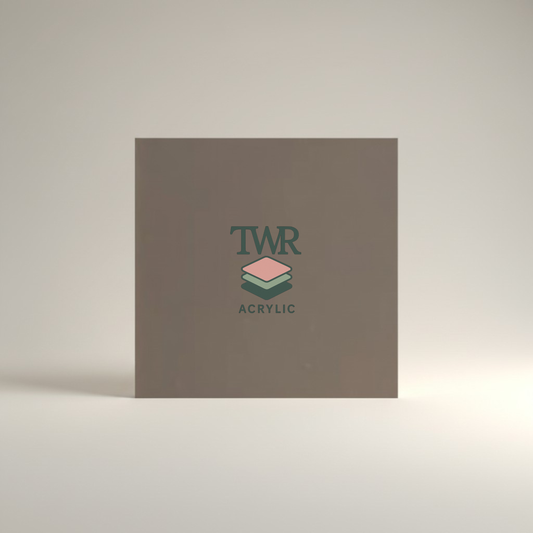 Espresso Dual-Sided Gloss / Matte Cast Acrylic Sheet (3mm)