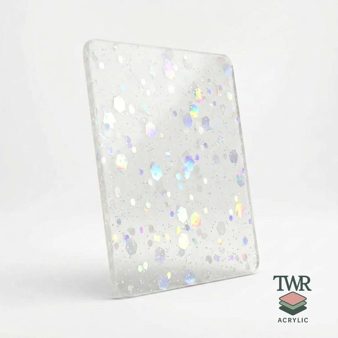 Stardust Glitterball Translucent Glitter Acrylic Sheets (3mm)