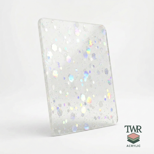 Stardust Glitterball Translucent Glitter Acrylic Sheets (3mm)