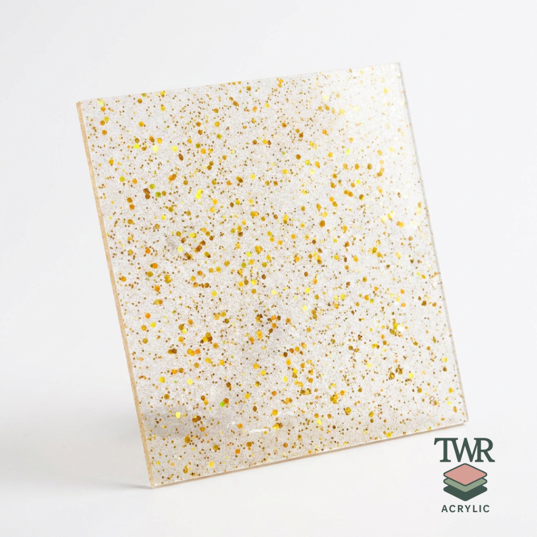 Stardust Goldrush Translucent Glitter Acrylic Sheets (3mm)