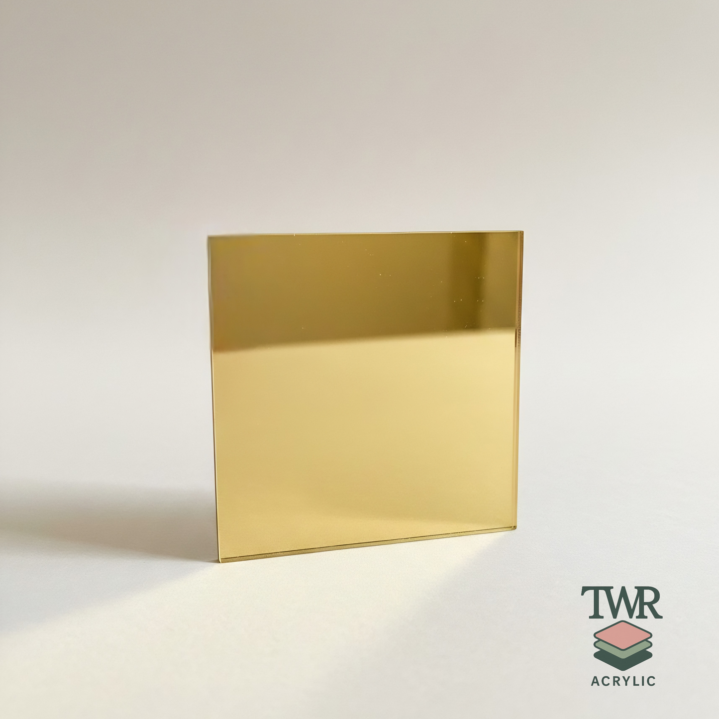 Gold Mirror Extruded Acrylic Sheet (3mm)