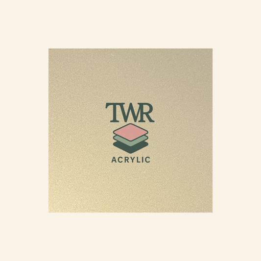 Golden White Iridescent Acrylic Sheet (3mm)