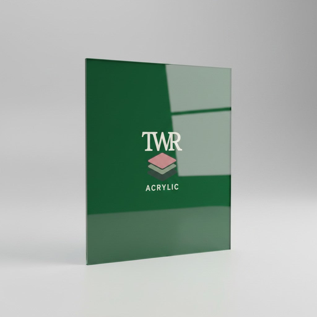 Hunters Green Cast Acrylic Sheets (2.5mm) – Gloss Finish