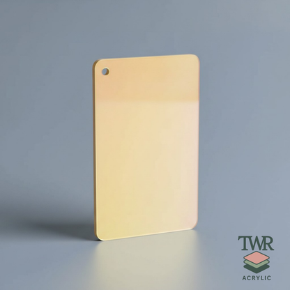 Golden White Iridescent Acrylic Sheet (3mm)