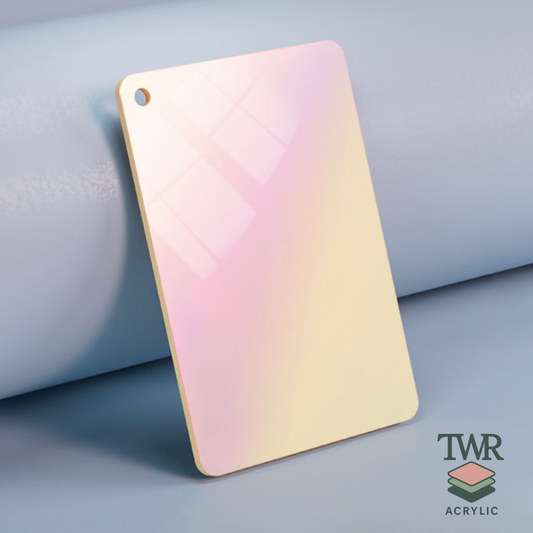 Violet White Iridescent Acrylic Sheet (3mm)