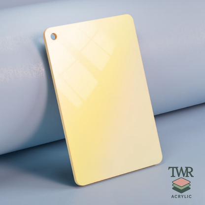Yellow Iridescent Acrylic Sheet (3mm)
