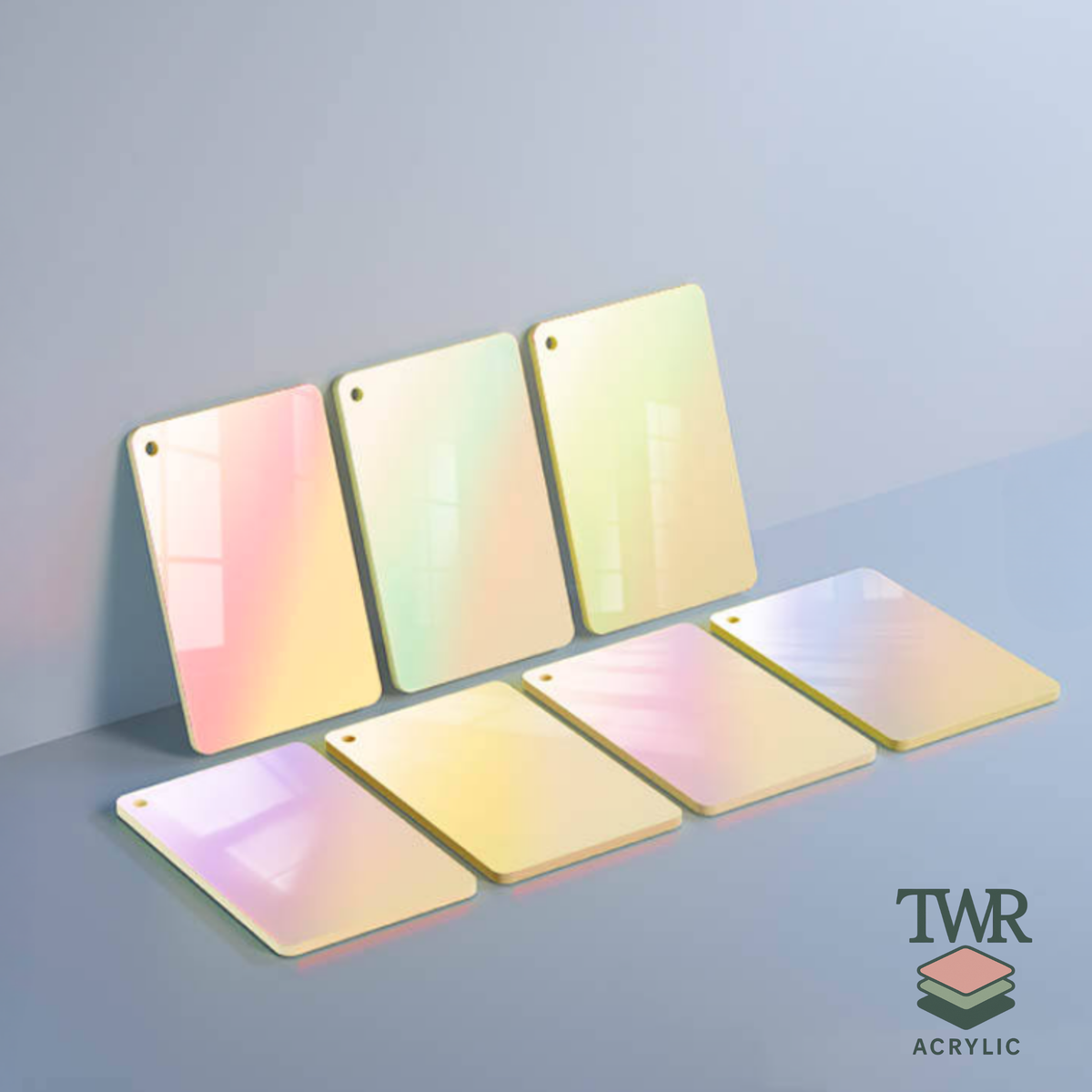 Violet White Iridescent Acrylic Sheet (3mm)