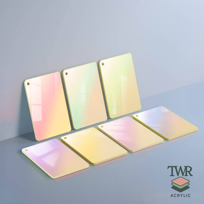 Violet White Iridescent Acrylic Sheet (3mm)