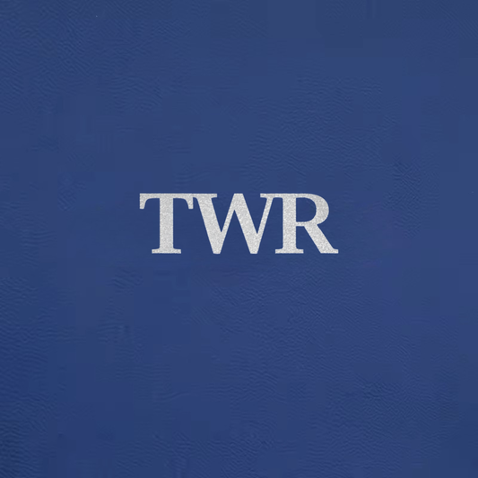 Blue/Silver Laserable Leatherette Sheet 0.8 mm thickness