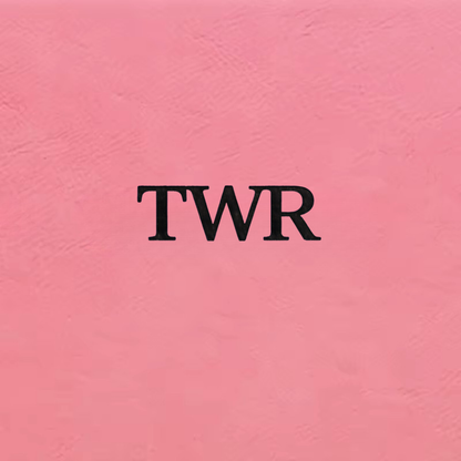 Pink/Black Laserable Leatherette Sheet 0.8 mm thickness
