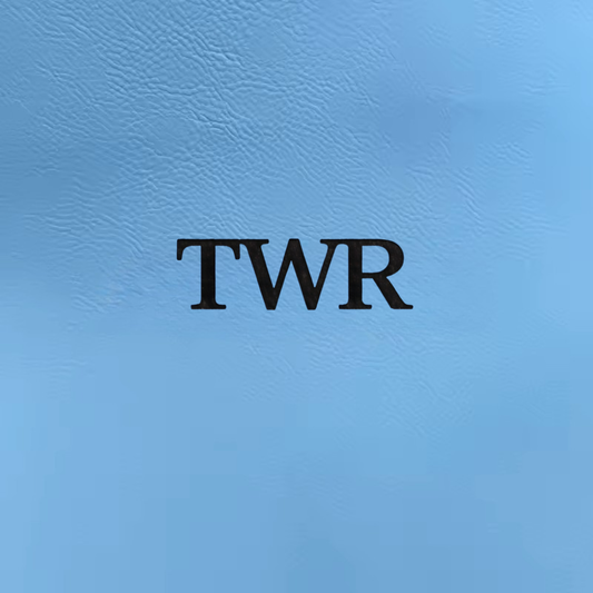 Lt Blue/Black Laserable Leatherette Sheet 0.8 mm thickness