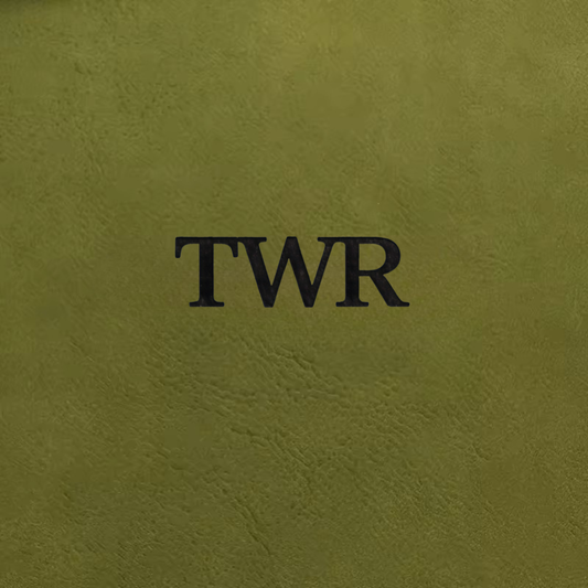 Olive Green/Black Laserable Leatherette Sheet 0.8 mm thickness