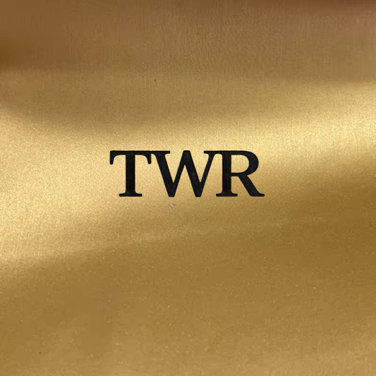 Brushed Gold/Black Laserable Leatherette Sheet 0.8 mm thickness