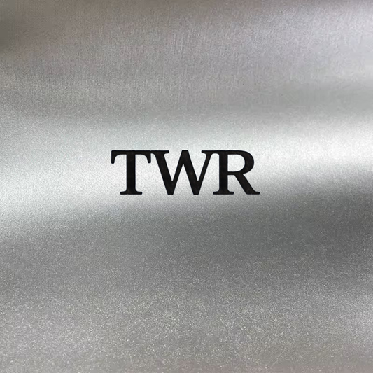 Brushed Silver/Black Laserable Leatherette Sheet 0.8 mm thickness