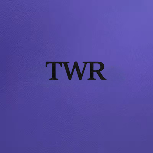 Violet/Black Laserable Leatherette Sheet 0.8 mm thickness