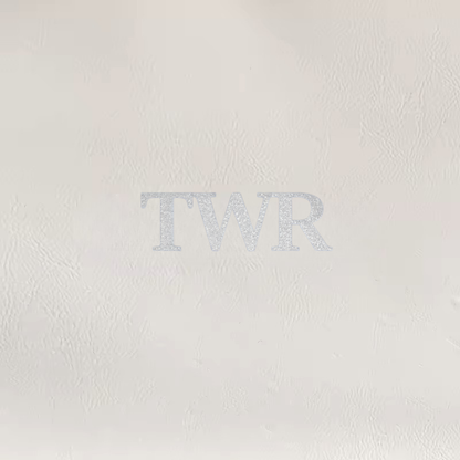 White/Silver Laserable Leatherette Sheet 0.8 mm thickness