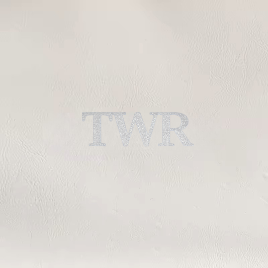 White/Silver Laserable Leatherette Sheet 0.8 mm thickness