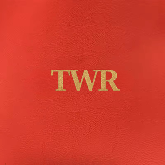 Red/Gold Laserable Leatherette Sheet 0.8 mm thickness