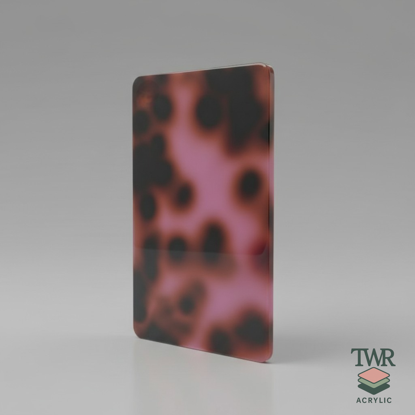 Pink Tortoiseshell Gloss Acrylic Sheet (3mm)