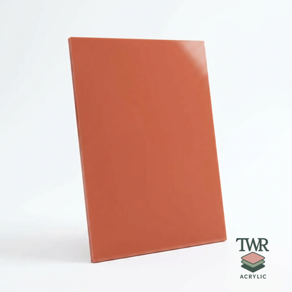 Paprika Dual-Sided Gloss / Matte Cast Acrylic Sheet (3mm)