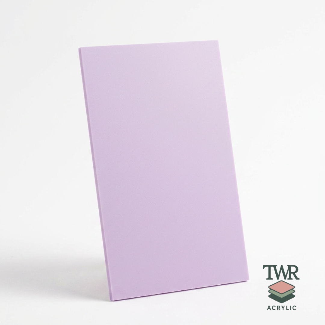 Wisteria Dual-Sided Gloss / Matte Cast Acrylic Sheet (3mm)