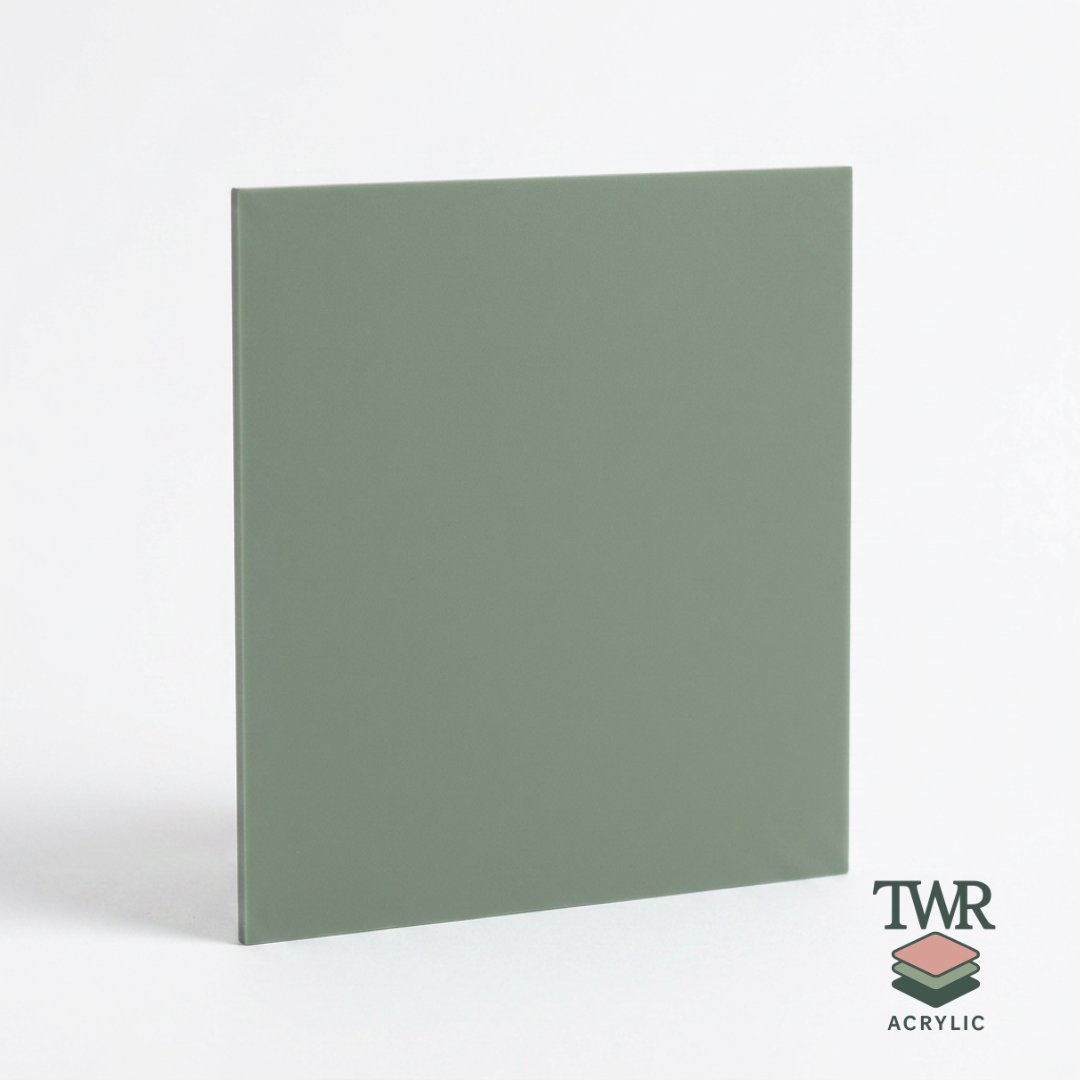 Sage Leaf Dual-Sided Gloss / Matte Acrylic Sheet (3mm)