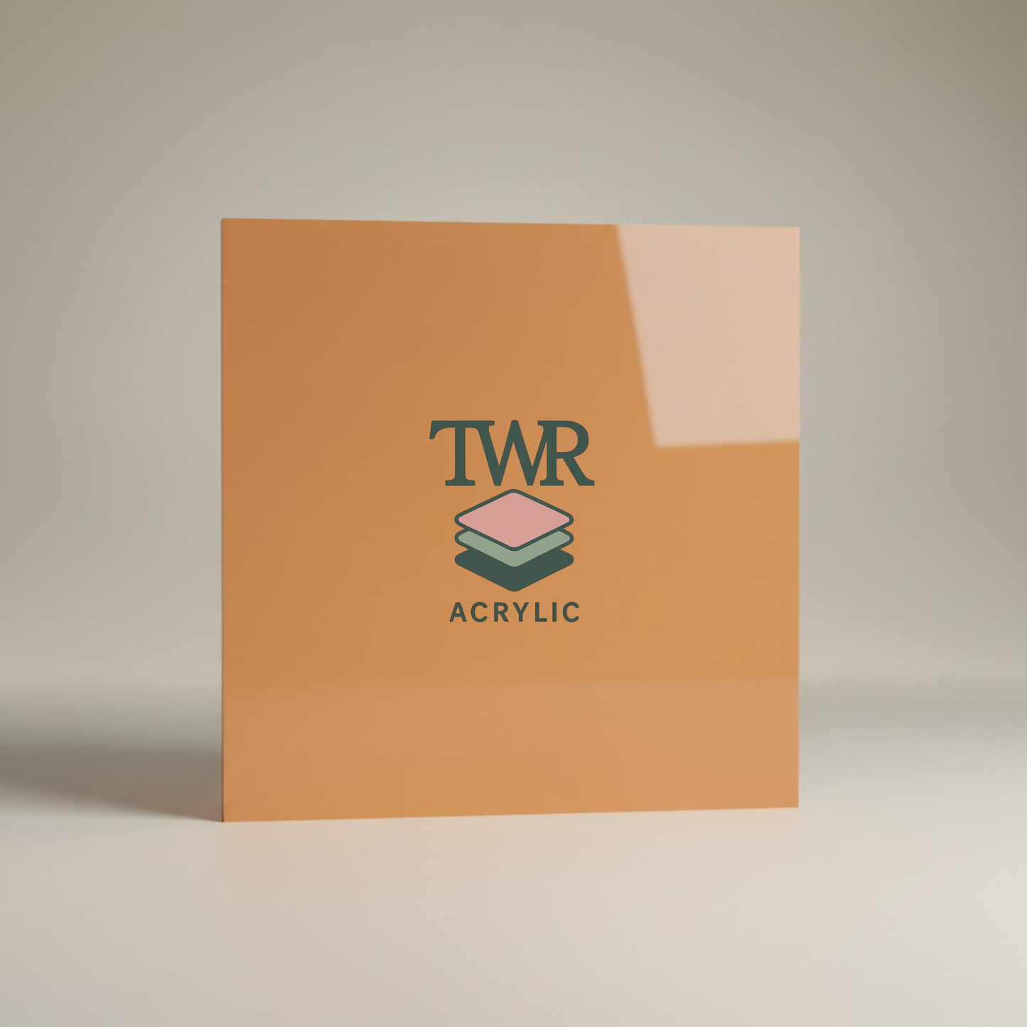 Ochre Dual-Sided Gloss / Matte Cast Acrylic Sheet (3mm)