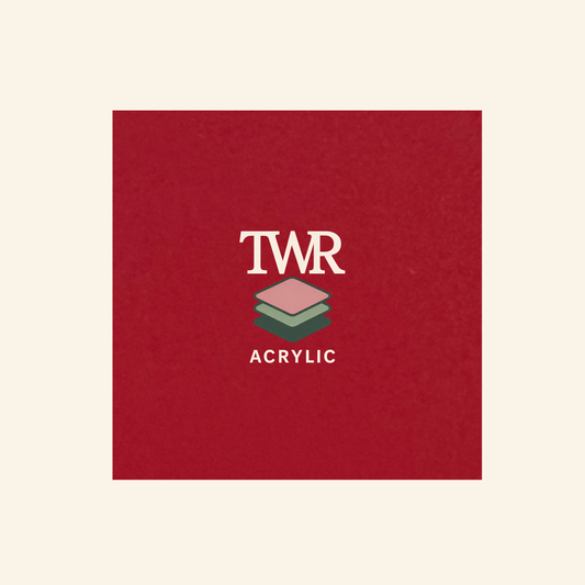 Oxblood Translucent Cast Acrylic Sheets (3mm) – Dual Sided Matte/Gloss Frosted Finish