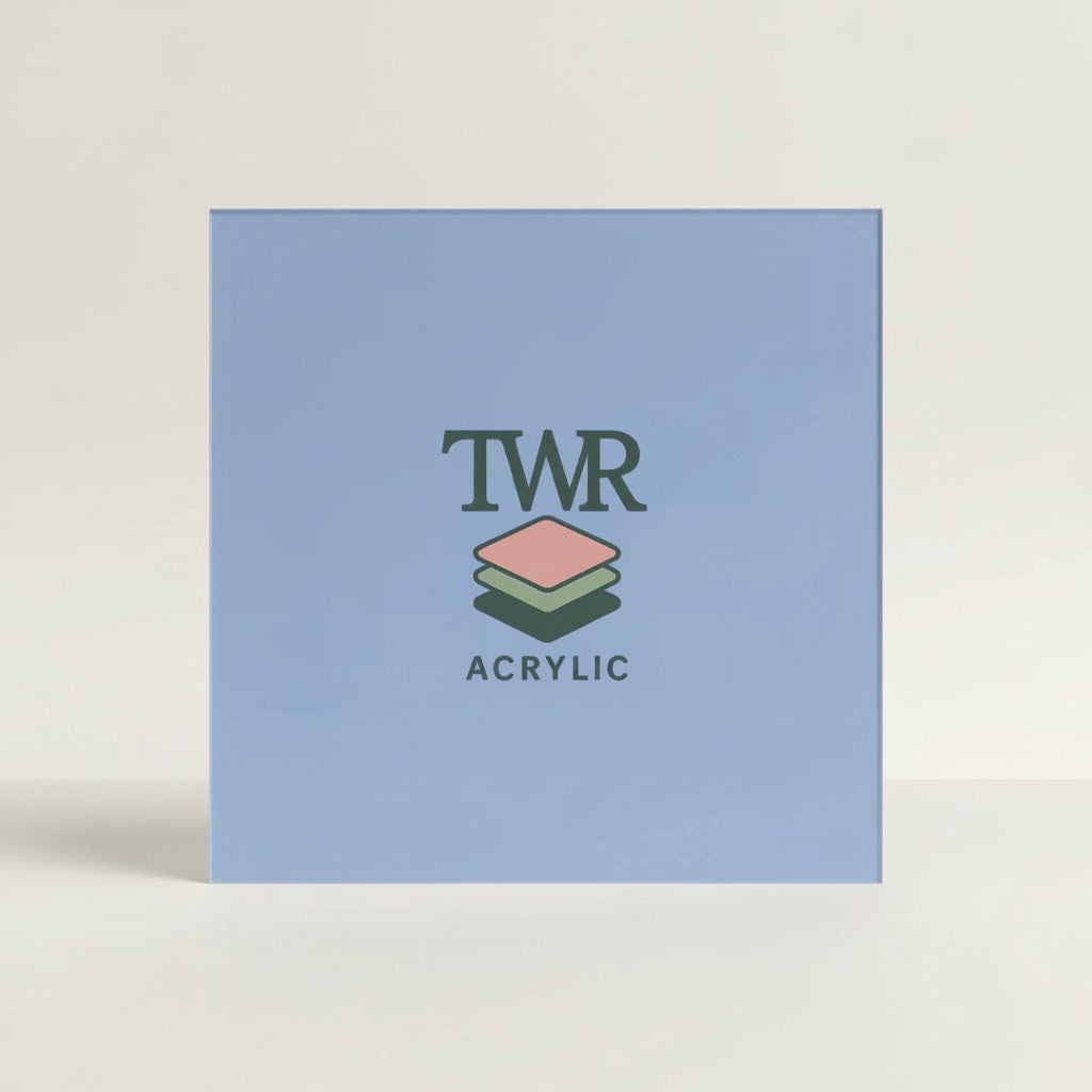 Pigeon Blue Dual-Sided Gloss / Matte Cast Acrylic Sheet (3mm)