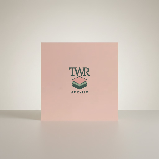 Plaster Pink Dual-Sided Gloss / Matte Cast Acrylic Sheet (3mm)